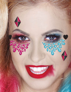 Halloweenský třpytivý make-up