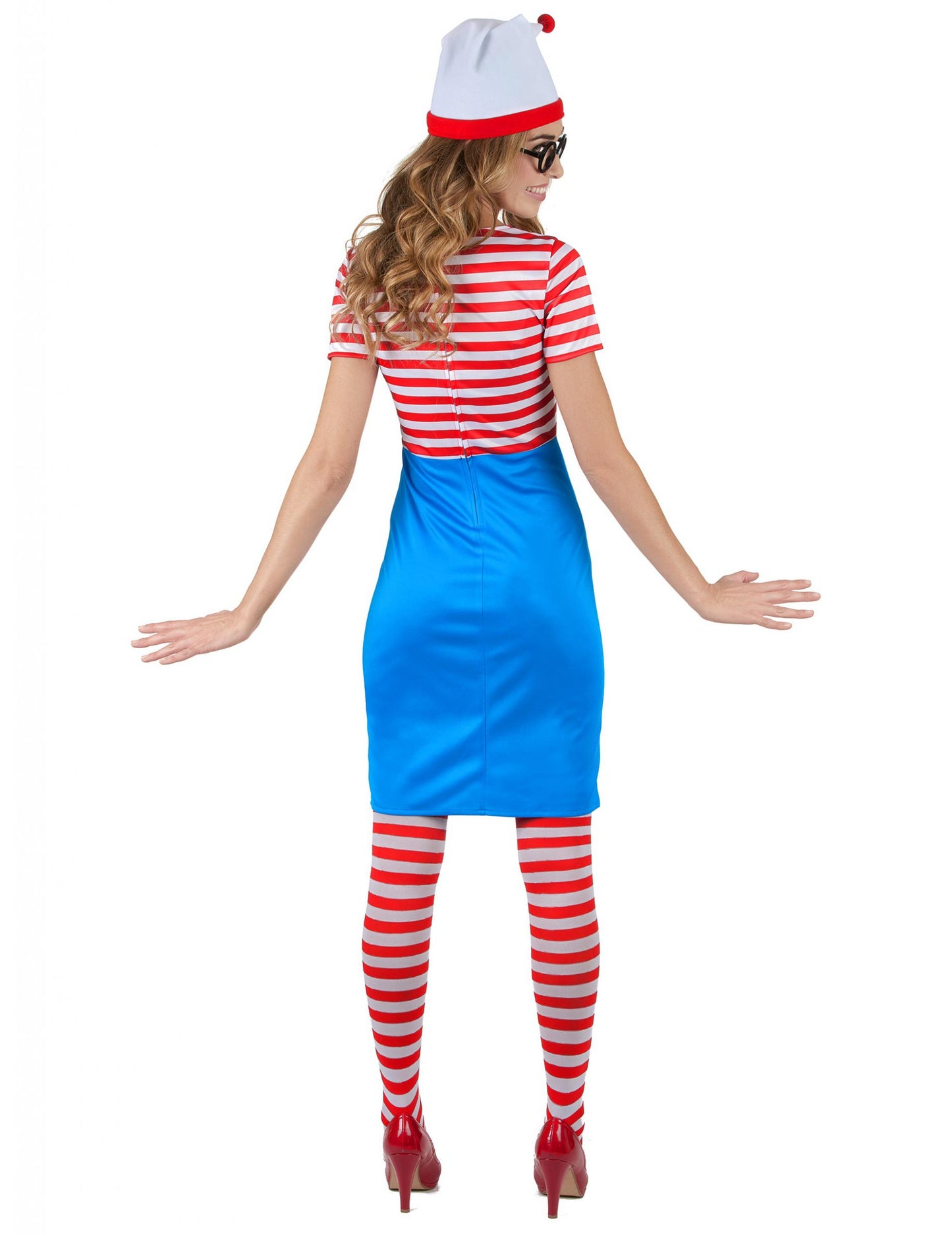 Dámský pruhovaný turistický kostým