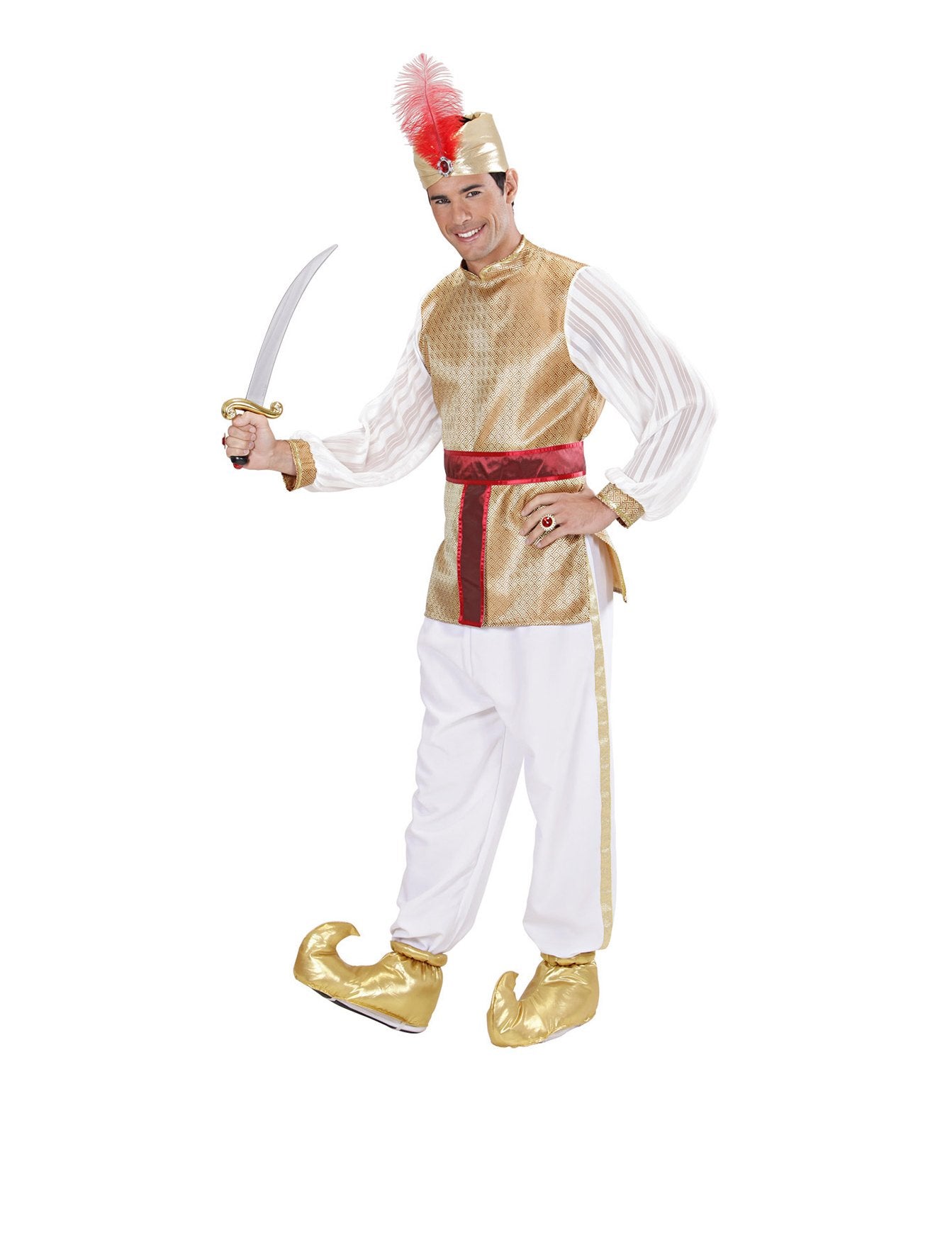 Představení zlatých návleků na boty pro dospělé