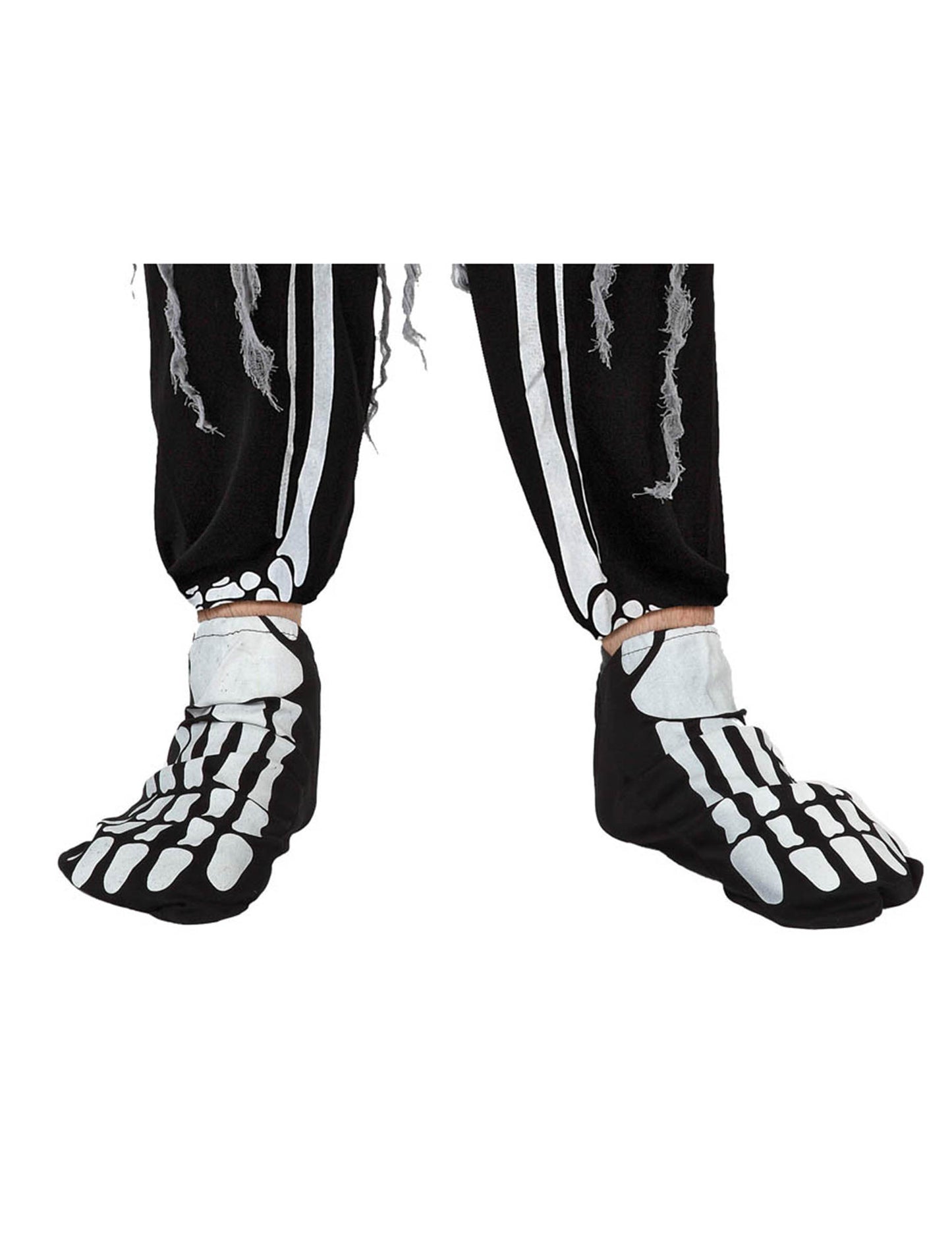 Návleky na boty pro dospělé s motivem kostry na Halloween