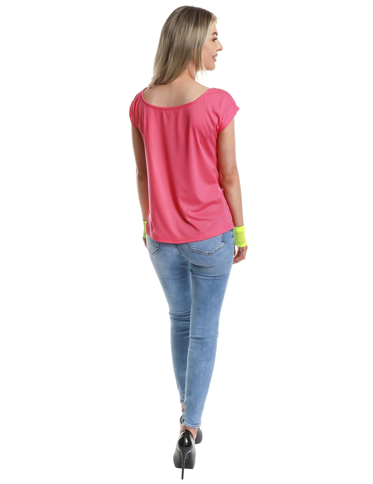 Miluji růžové dámské tričko z 90. let.