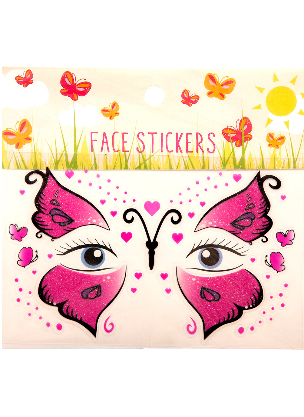 Samolepicí tetování motýlů pro děti