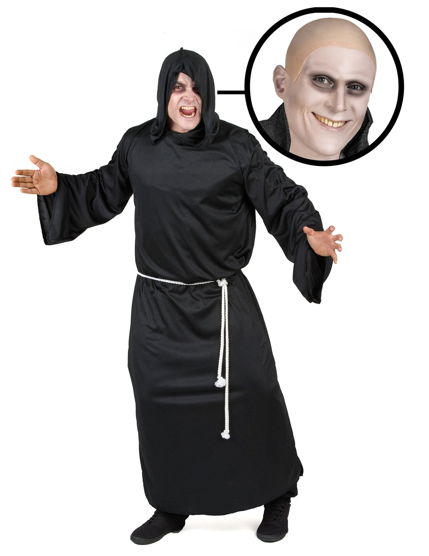Sada doplňků pro dospělého muže v morbidním stylu
