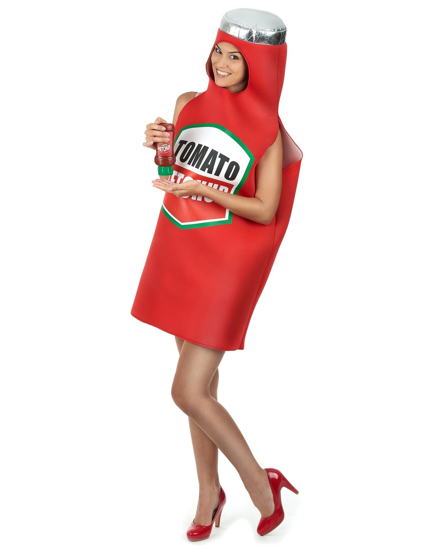 Dvojkostým hot dog a kečup pro dospělé