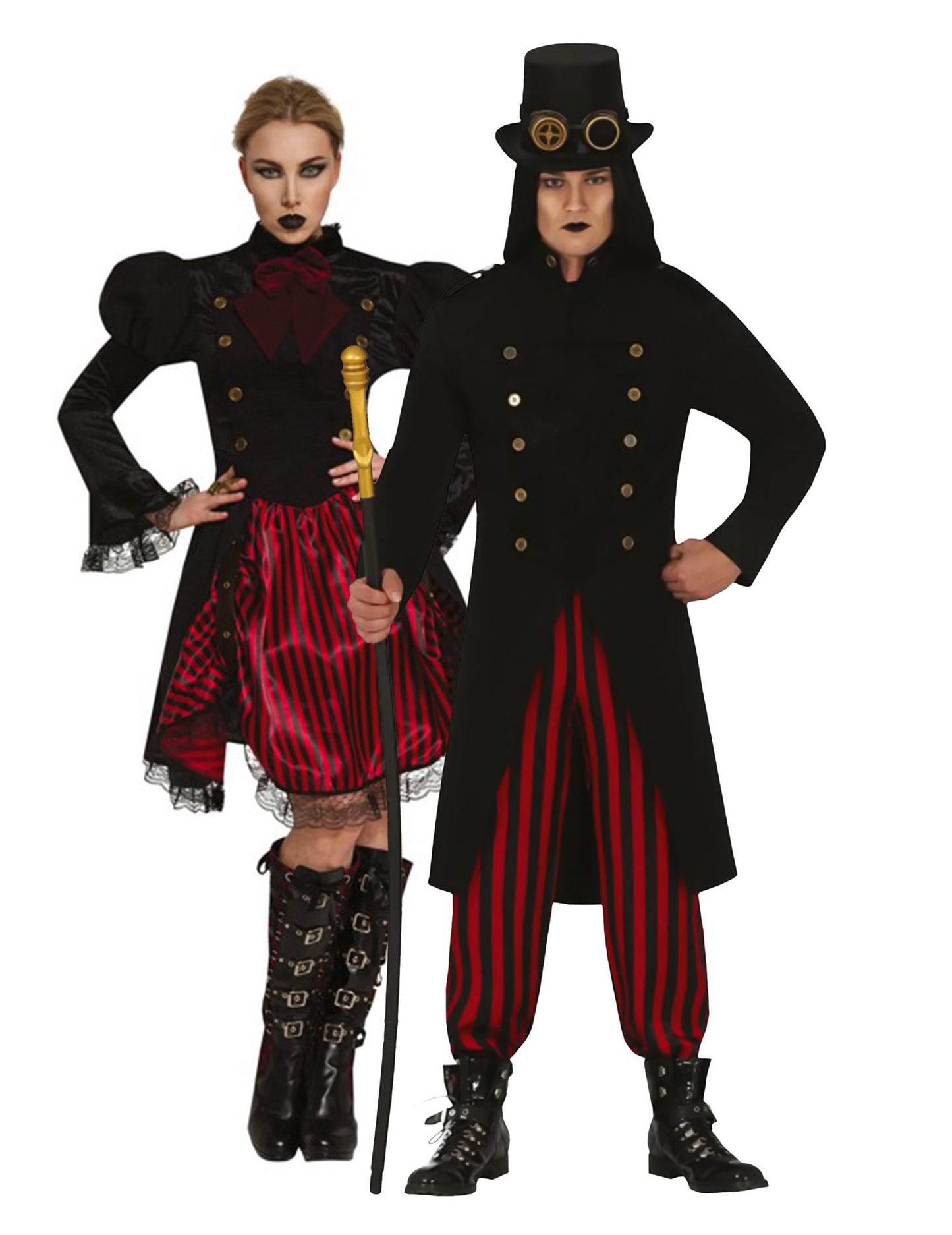 Párový steampunkový kostým pro dospělé