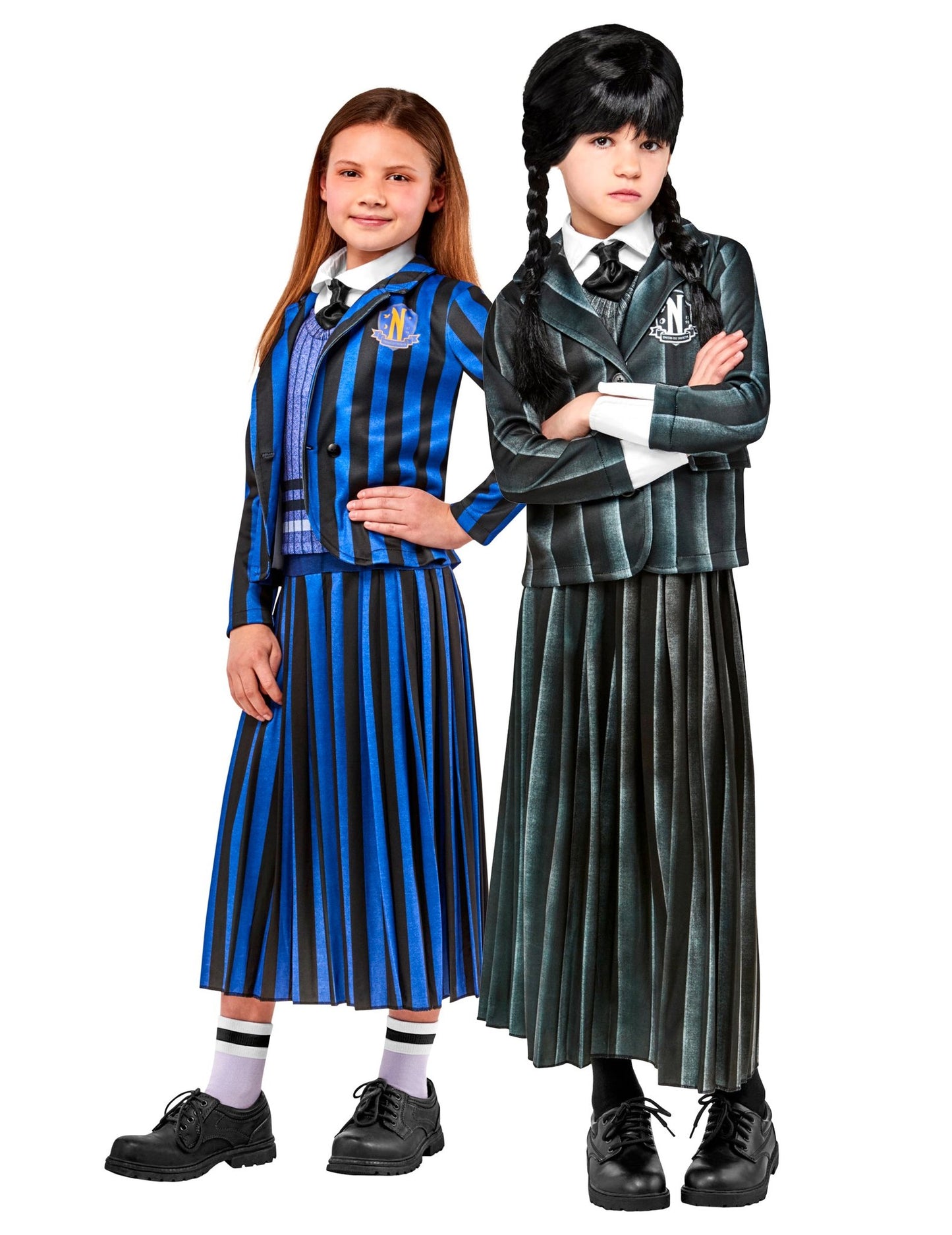 Dětský párový kostým školní uniformy Wednesday Addams™