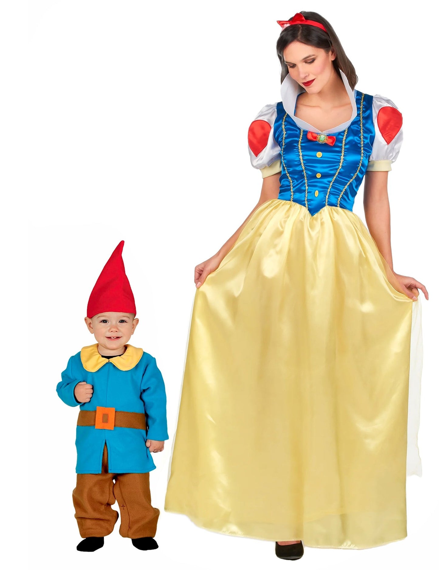 Párový kostým princezny a trpaslíka matka syn