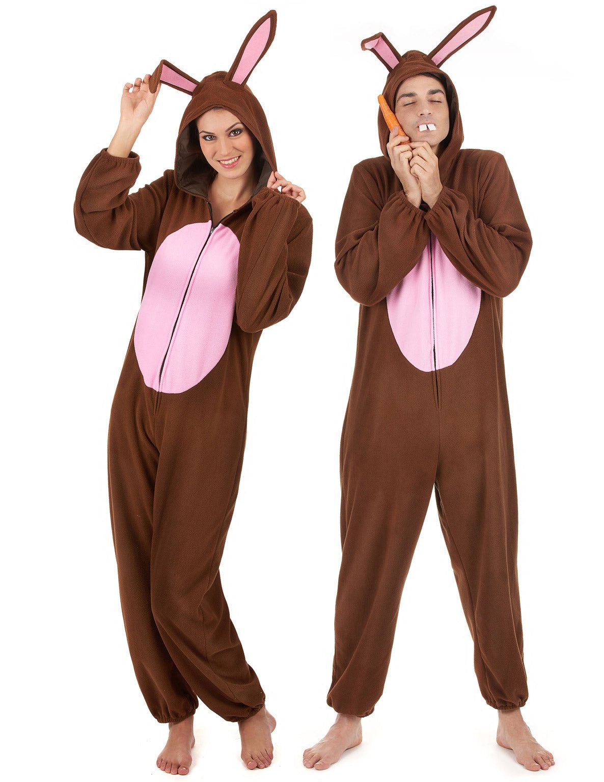 Partnerkostüm brauner Hase