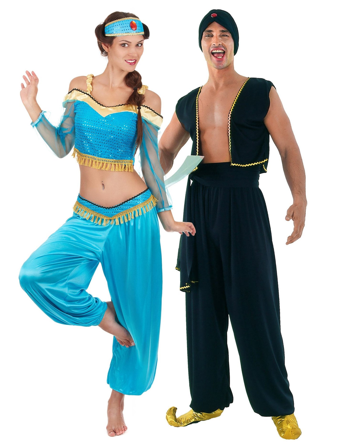 Erwachsenes orientalisches Paar-Kostüm