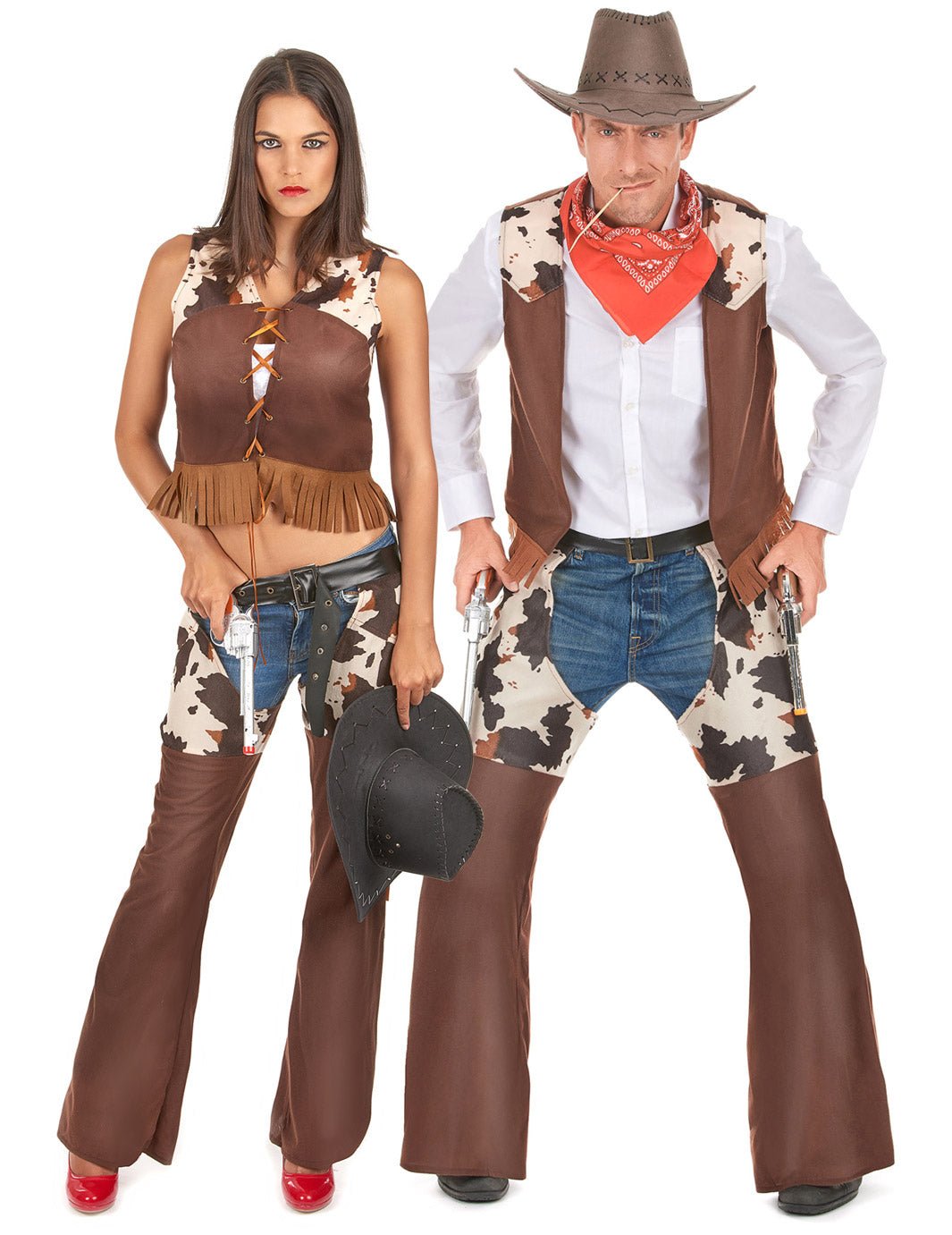 Cowboy-Paar-Kostüm