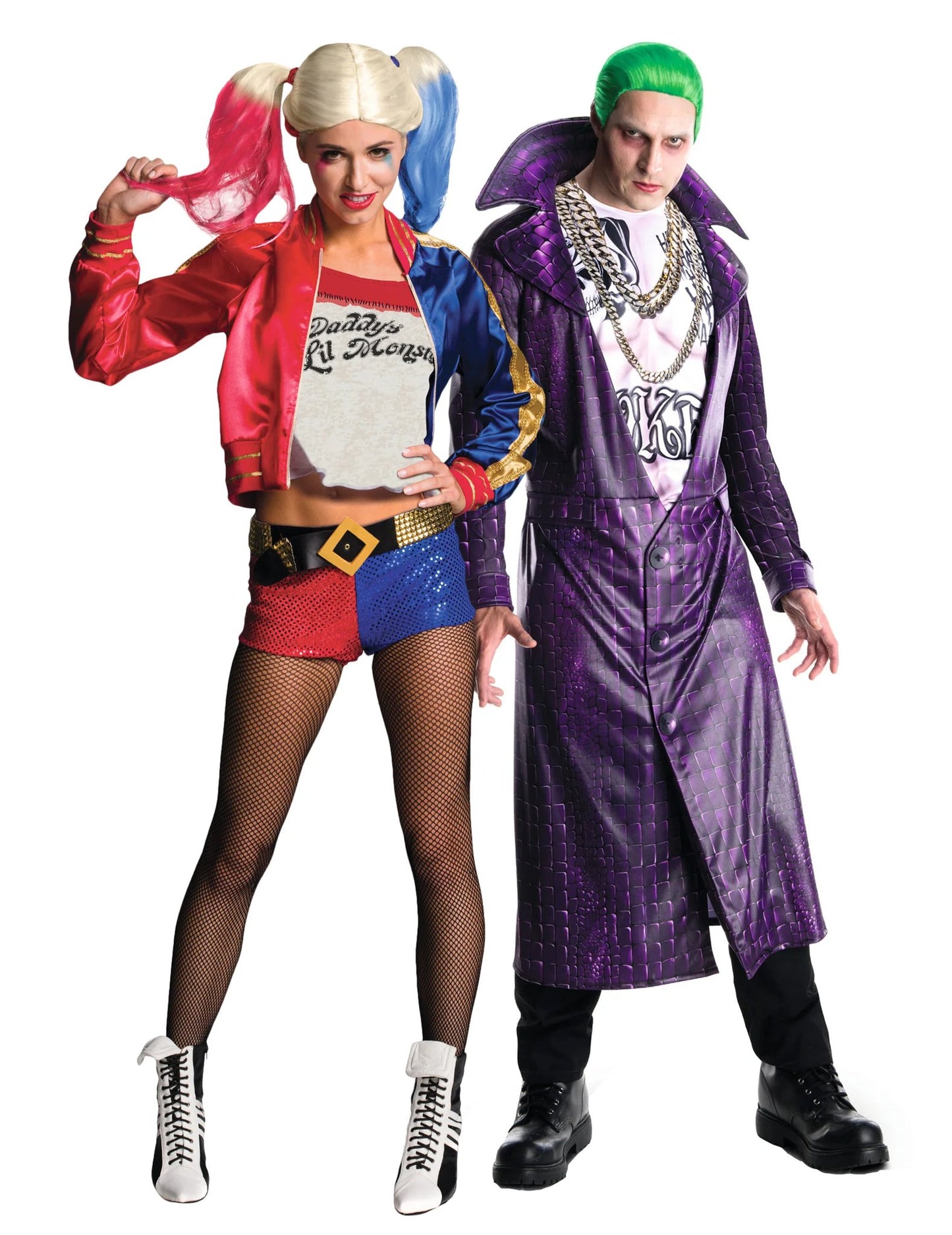 Déguisement de couple Joker™ et Harley Quinn Suicide Squad™ adultes