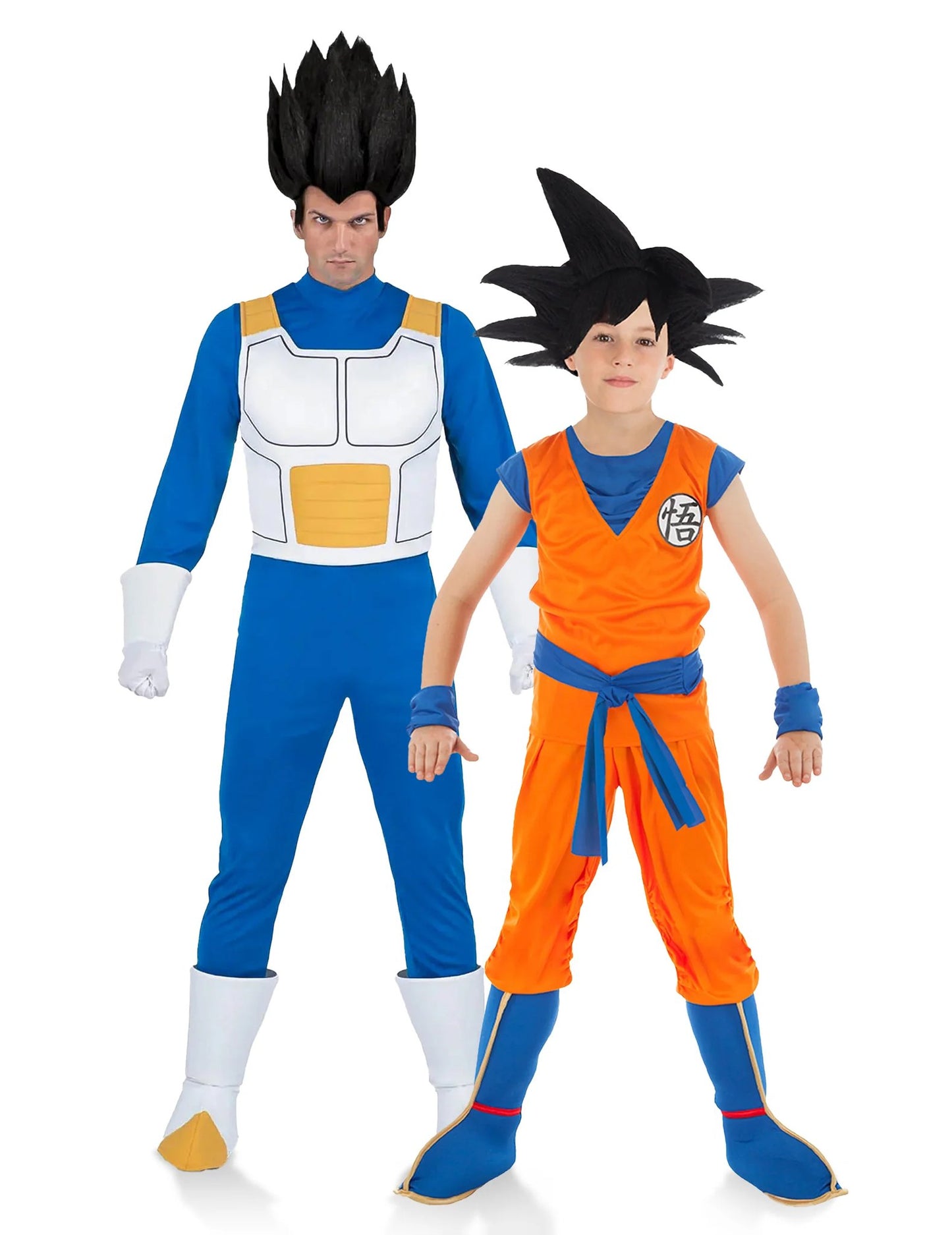 Vegeta-und-Goku-Paarkostüm Vater und Sohn