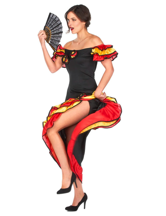 Párový kostým flamencové tanečnice pro matku a dceru