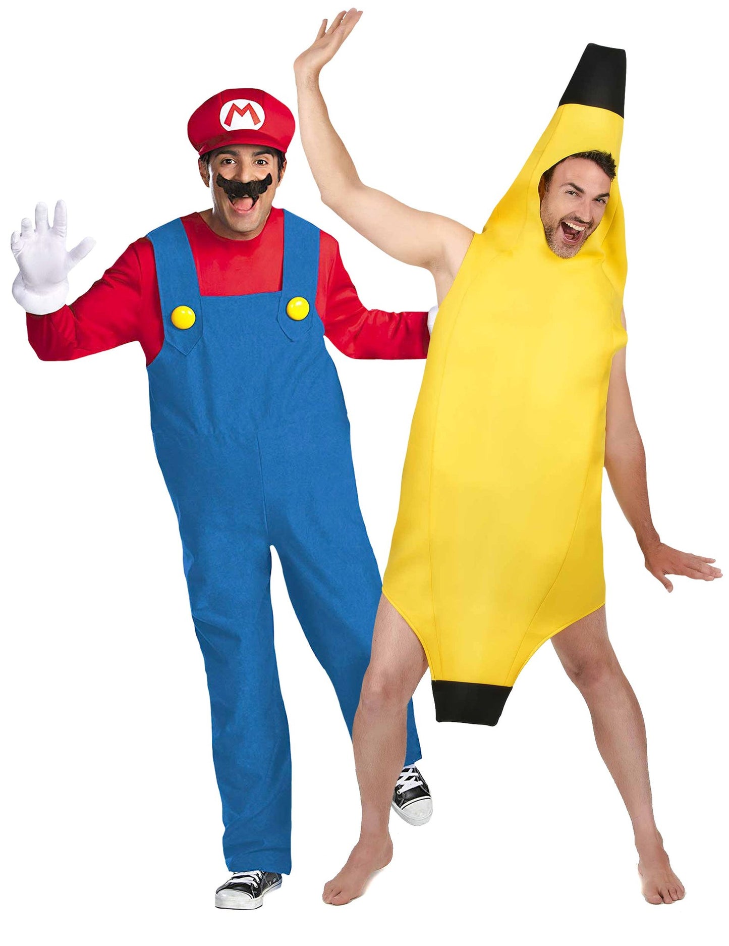 Párový kostým Mario™ a banán pro dospělé