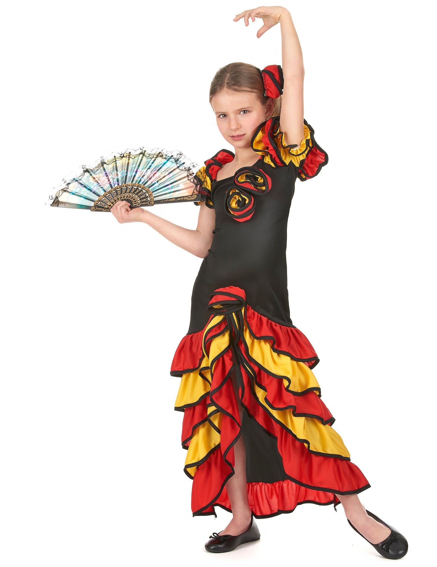 Paar-Faschingskostüm Flamenco-Tänzerin Mutter und Tochter