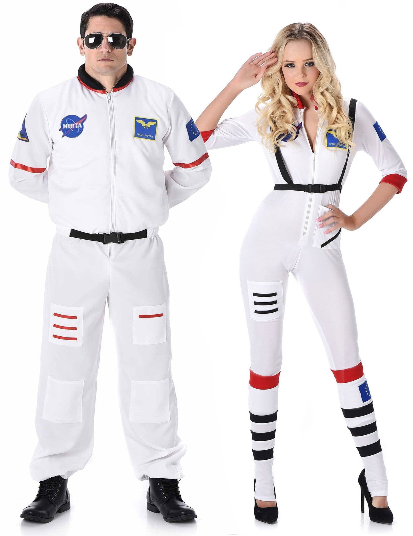 Astronauten-Paar-Kostüm für Erwachsene