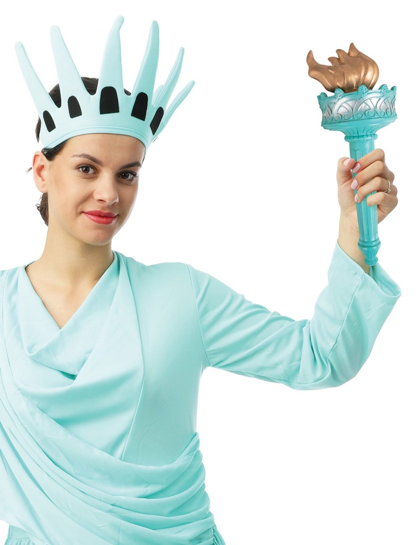 Mise en situation de la torche statue de la liberté