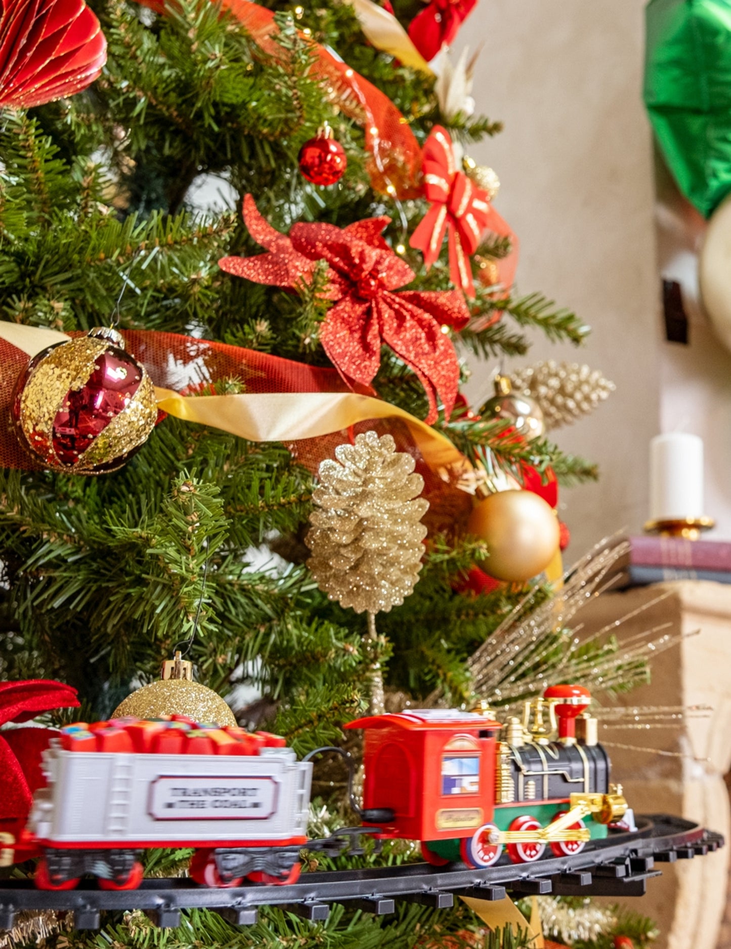 23dílná sada vánočního vláčku