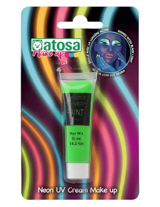 UV zelená neonová make-up tuba
