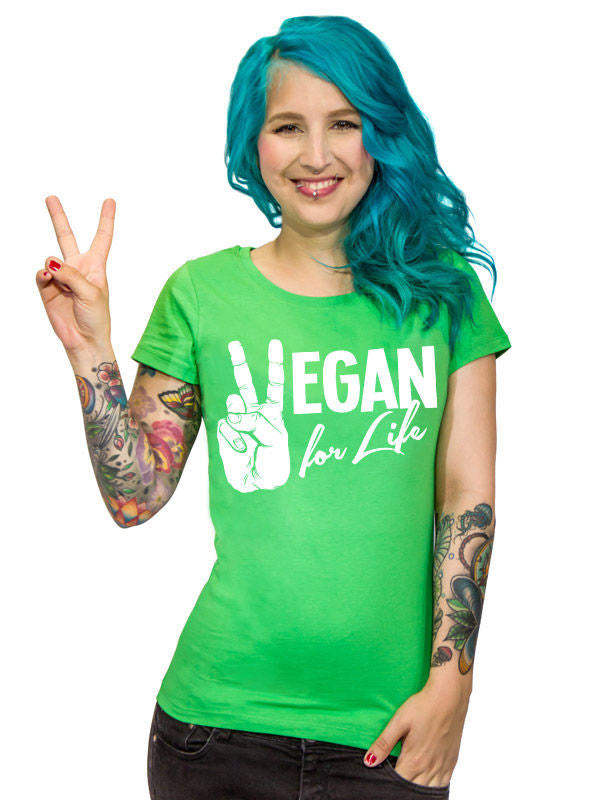 Vegan Girlie tričko - Vegan na celý život