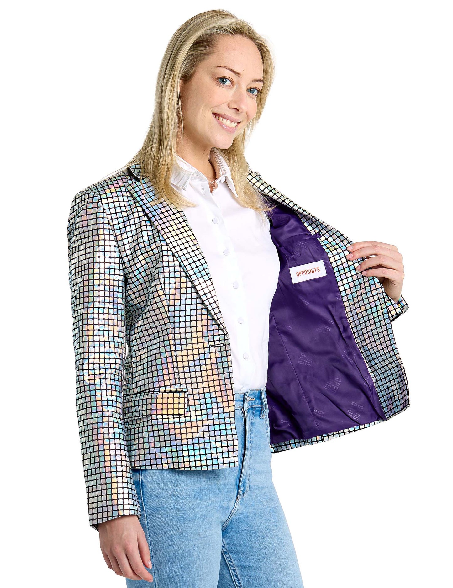 Dámské sako Suitmeister s disco vzorem