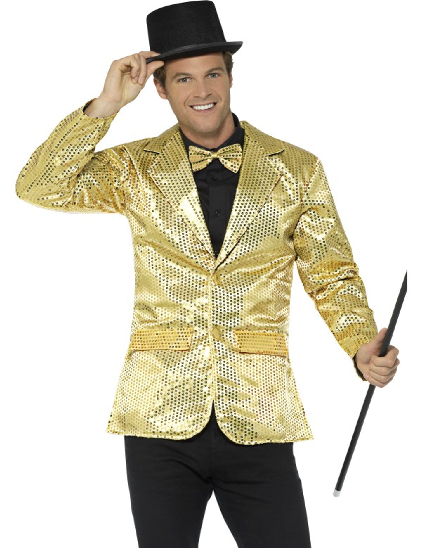 Disco Zlatá bunda s luxusními pánskými flitry