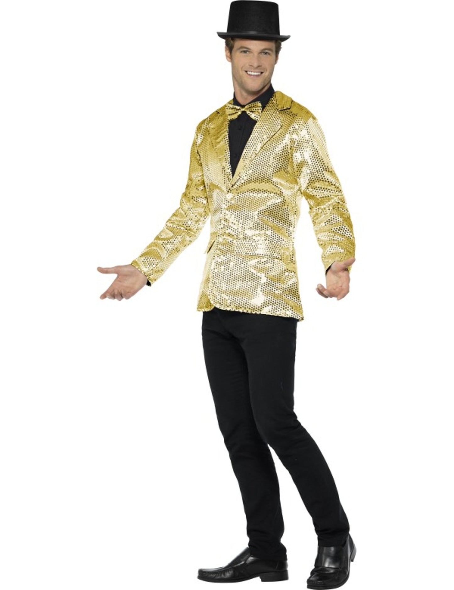 Disco Zlatá bunda s luxusními pánskými flitry