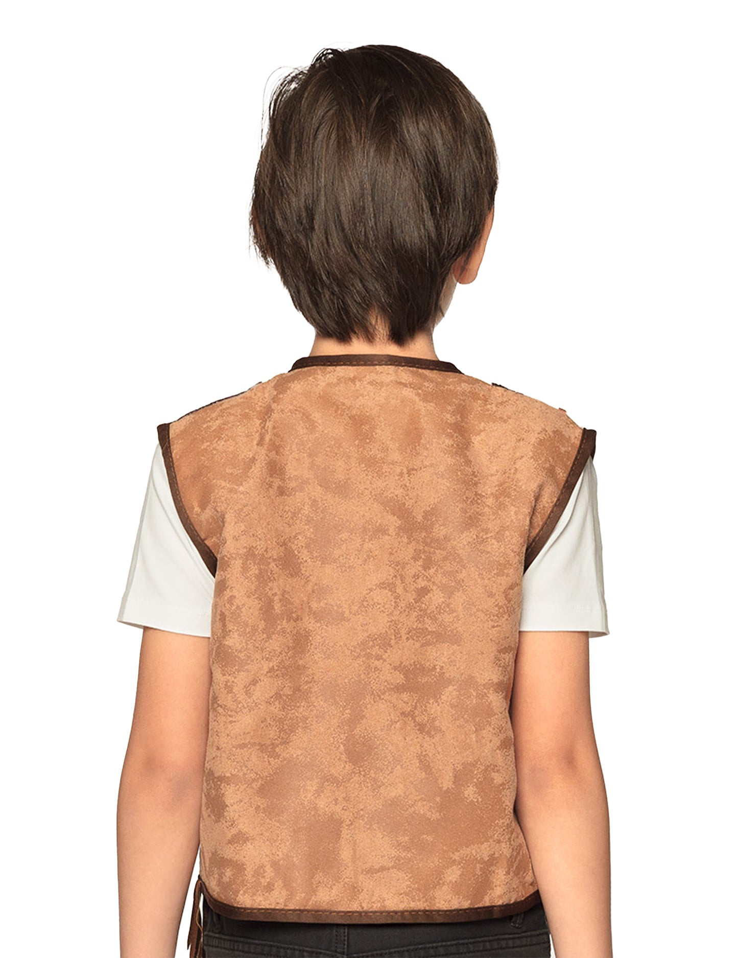 Dětská světle hnědá westernová bunda