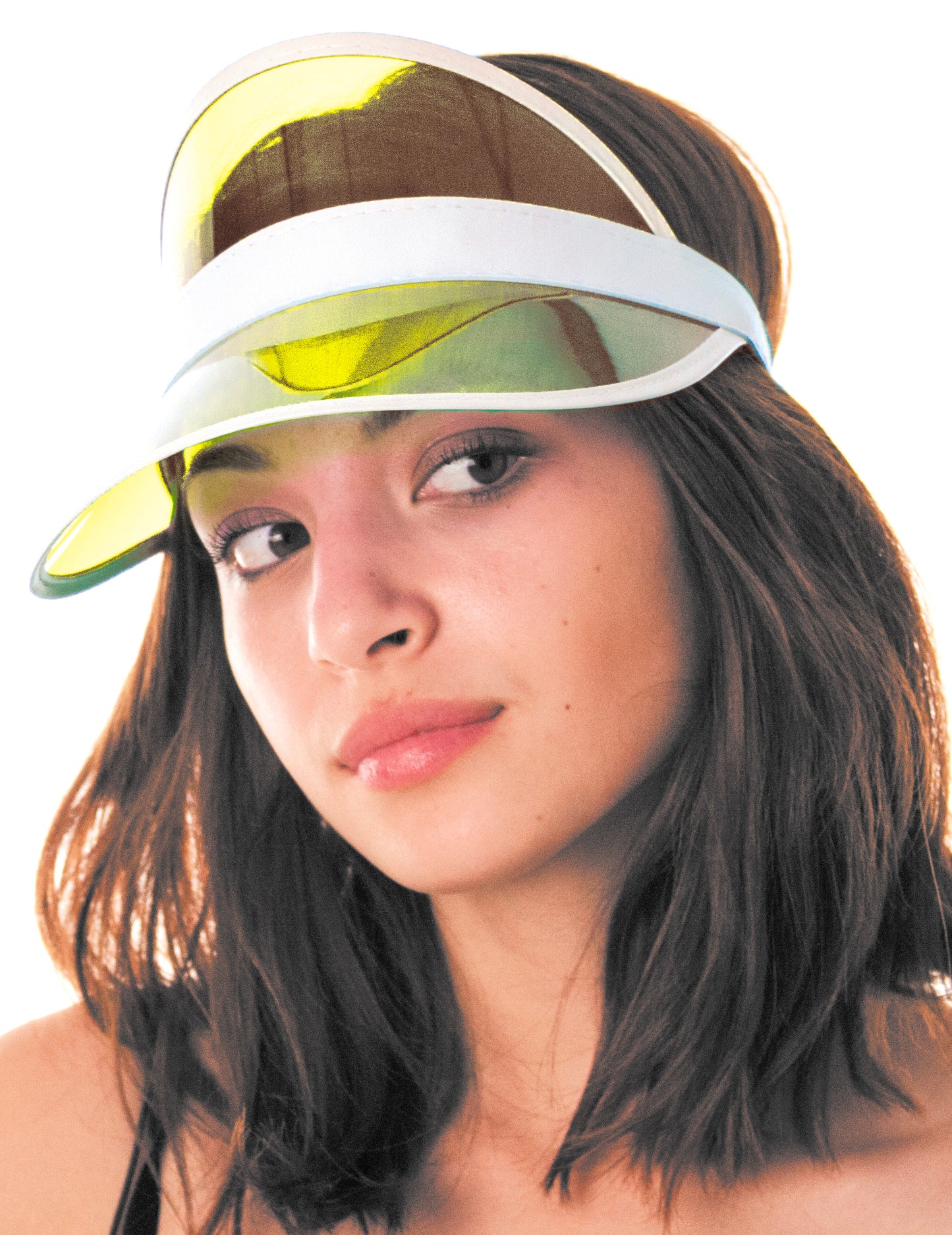 Žlutý pokerový kšilt pro dospělé