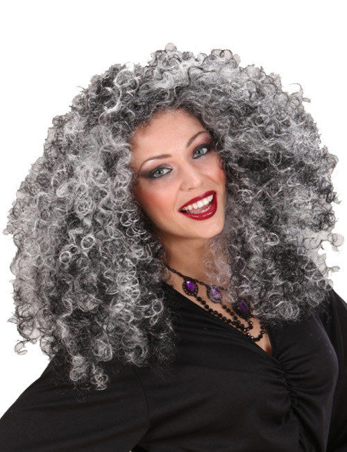 Černošedá paruka čarodějnice