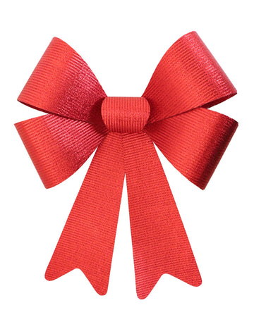 Lesklá červená mašle 36 x 51 cm 