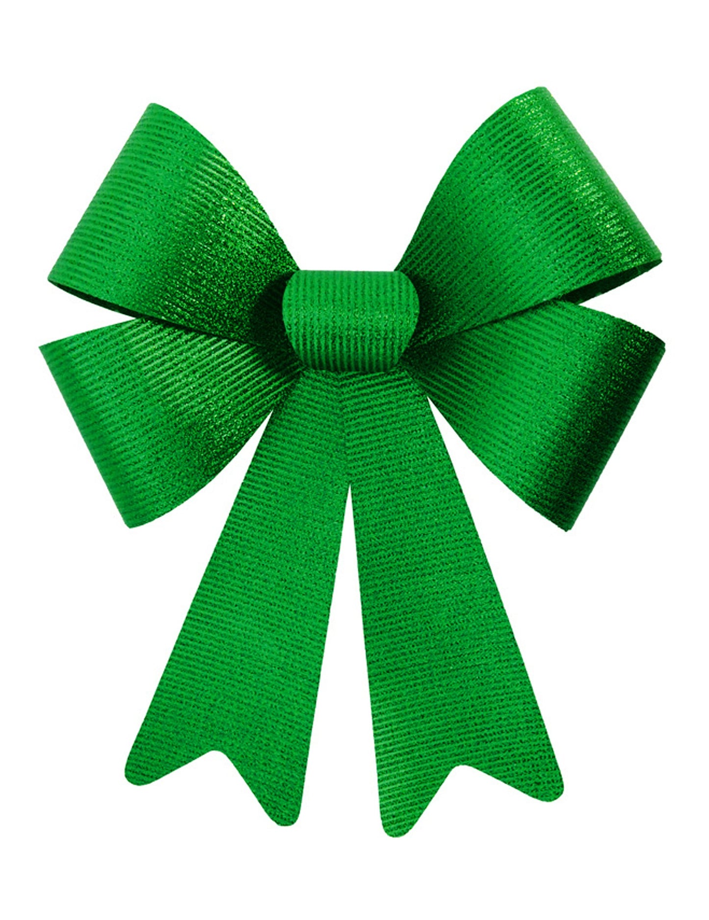 Zelená třpytivá mašle 36 x 51 cm 