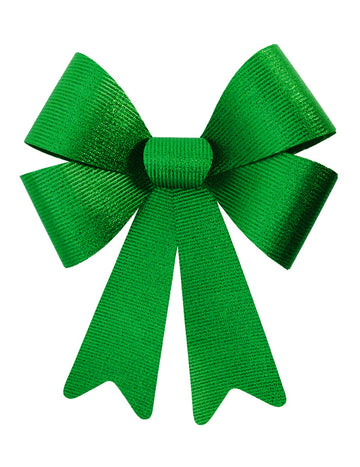 Zelená třpytivá mašle 36 x 51 cm 