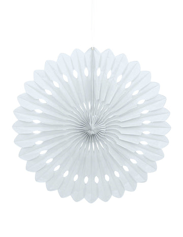 Bílá papírová rozeta