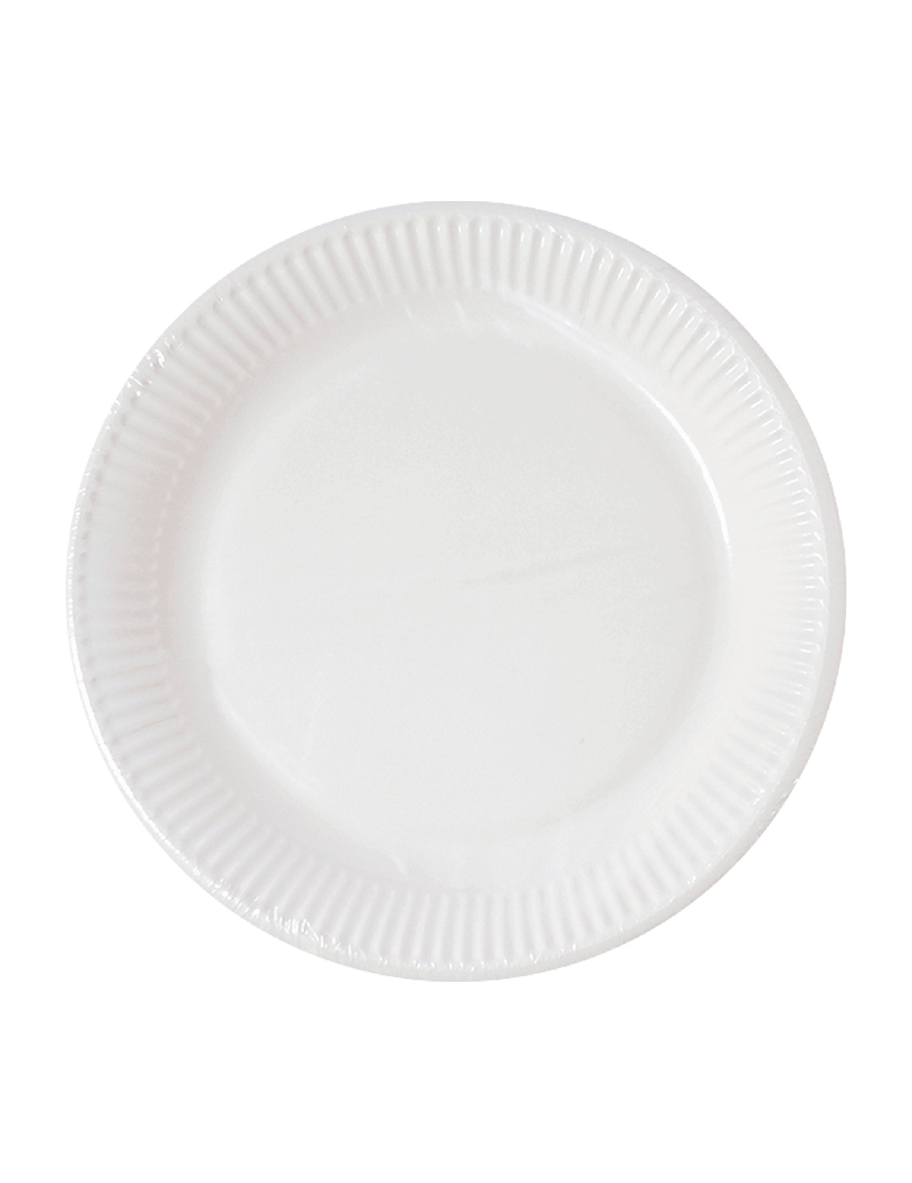 Assiettes en carton home compostable pour fête blanches