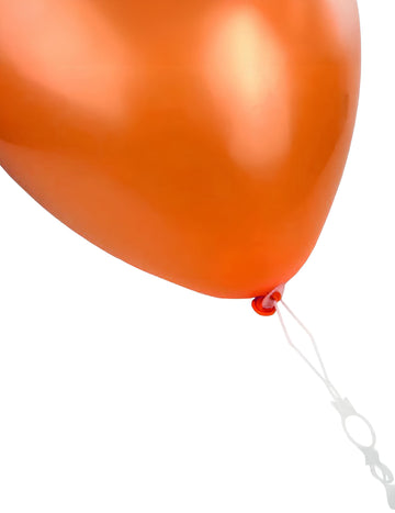 10 attaches ballons automatiques blanches