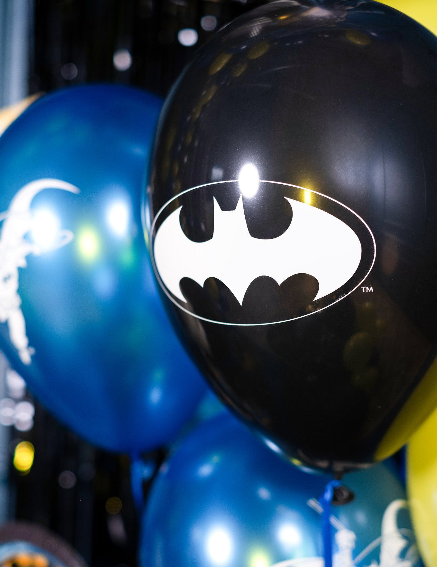 10 latexových balónků Batman™ 25x32cm 