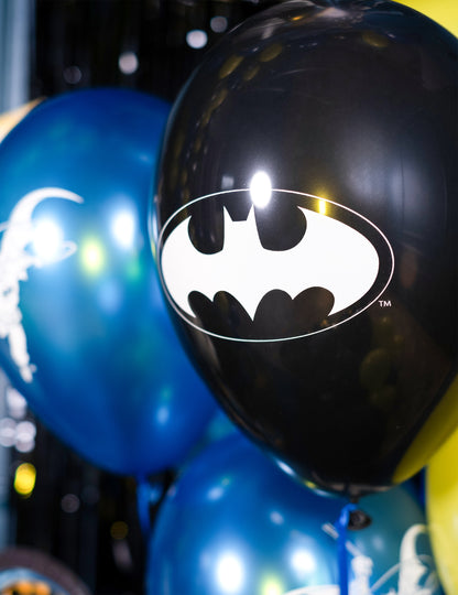 10 latexových balónků Batman™ 25x32cm 