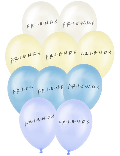 10 latexových balónků Friends™ 25x32 cm