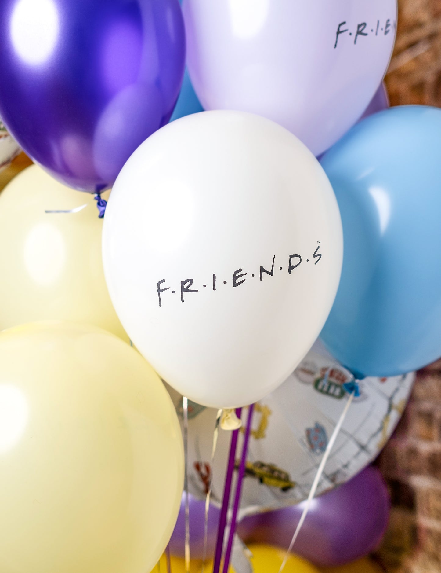 10 latexových balónků Friends™ 25x32 cm