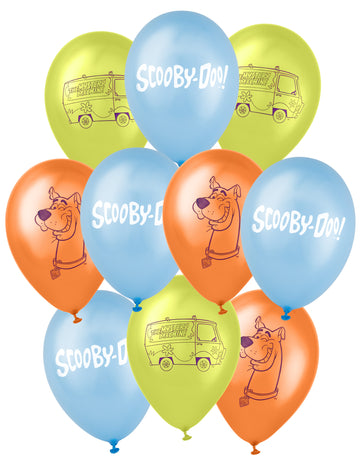 10 latexových balónků Scooby-Doo 25 x 32 cm