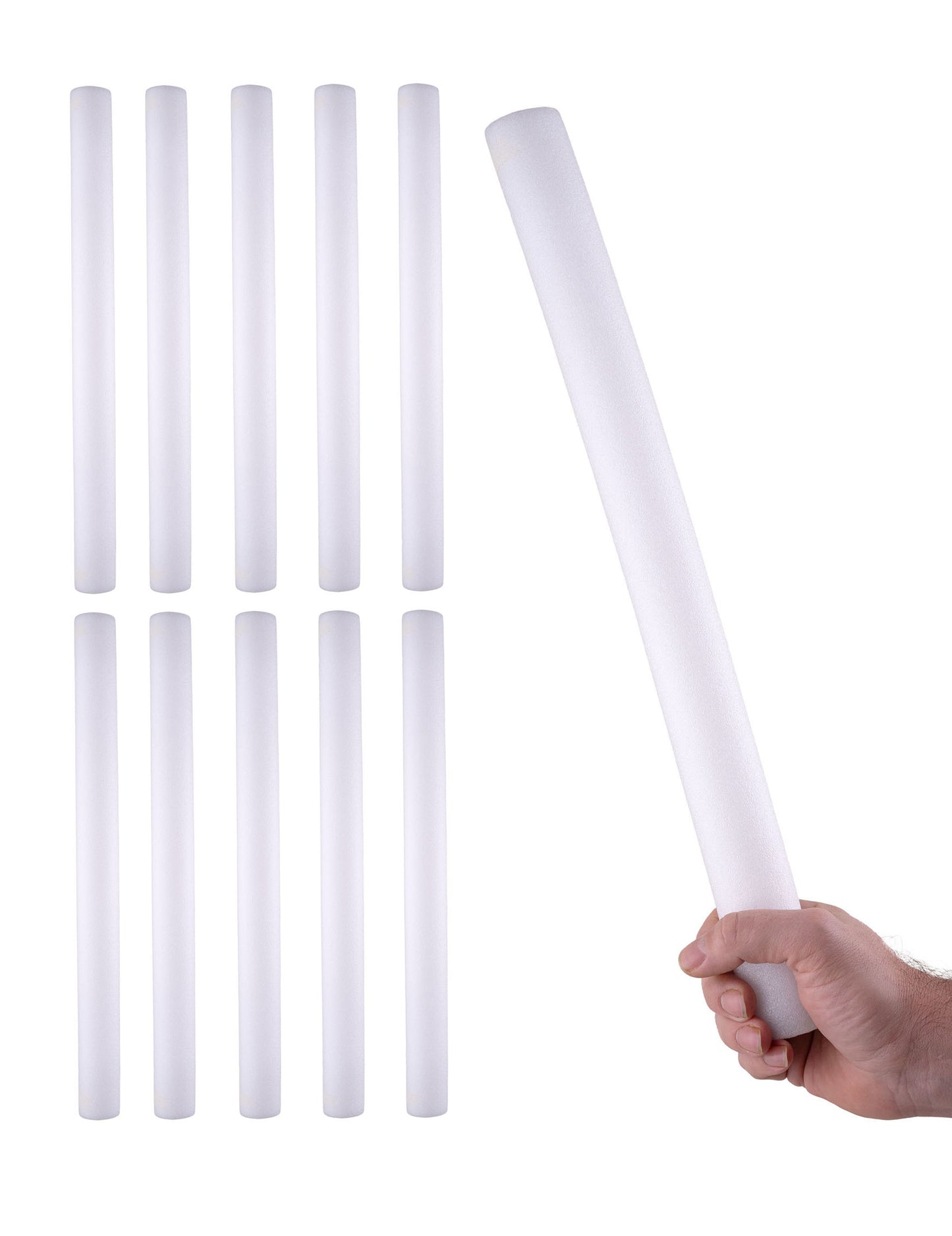 10 LED pěnových svítících tyčí Itálie 48 cm 
