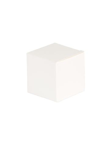 10 bílých čtvercových kartonových krabic 5 x 5 cm