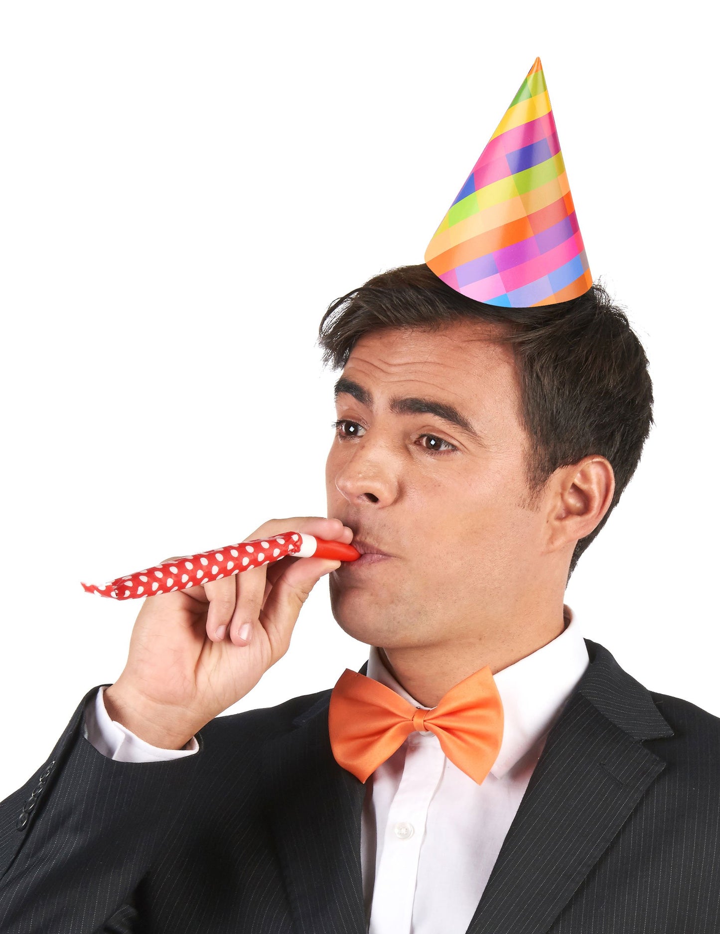 10 vícebarevných párty klobouků