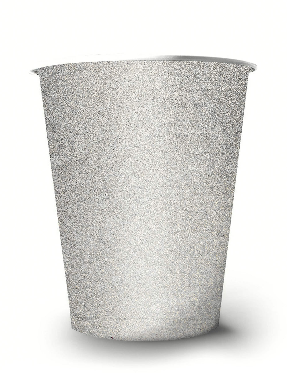 Les třpytivé americké kelímky na párty stříbrná z recyklovatelného kartonu