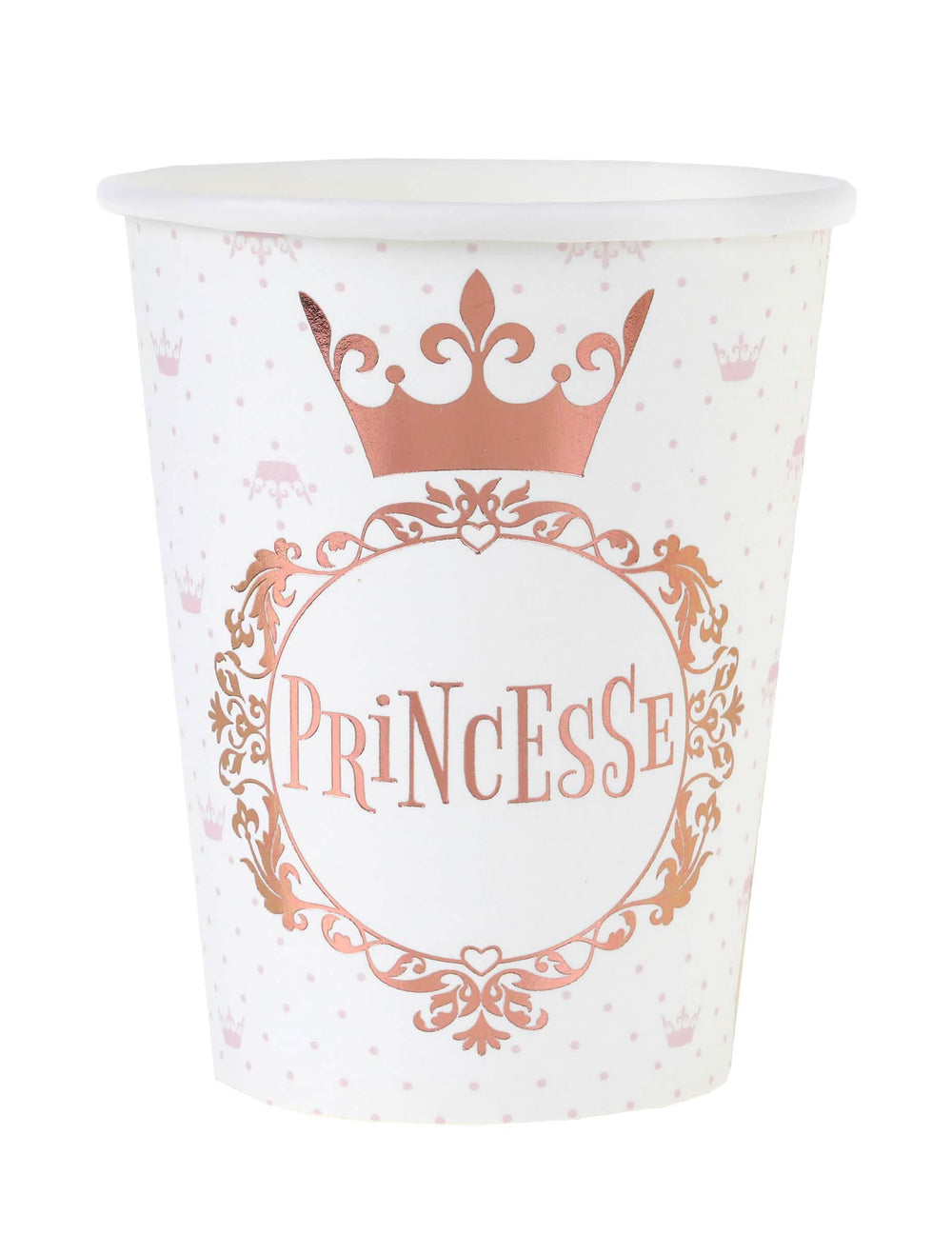 Gobelets Princesse pour enfant rose gold