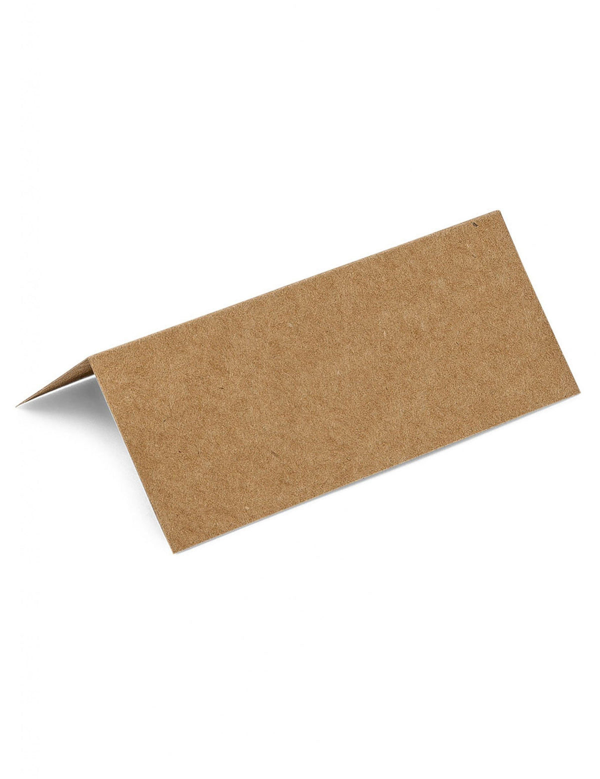 Marque-place en kraft pour mariage brun naturel