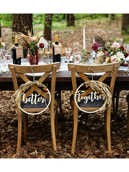 10 kraftových papírových tabulkových značek pro lahve s bílými čísly