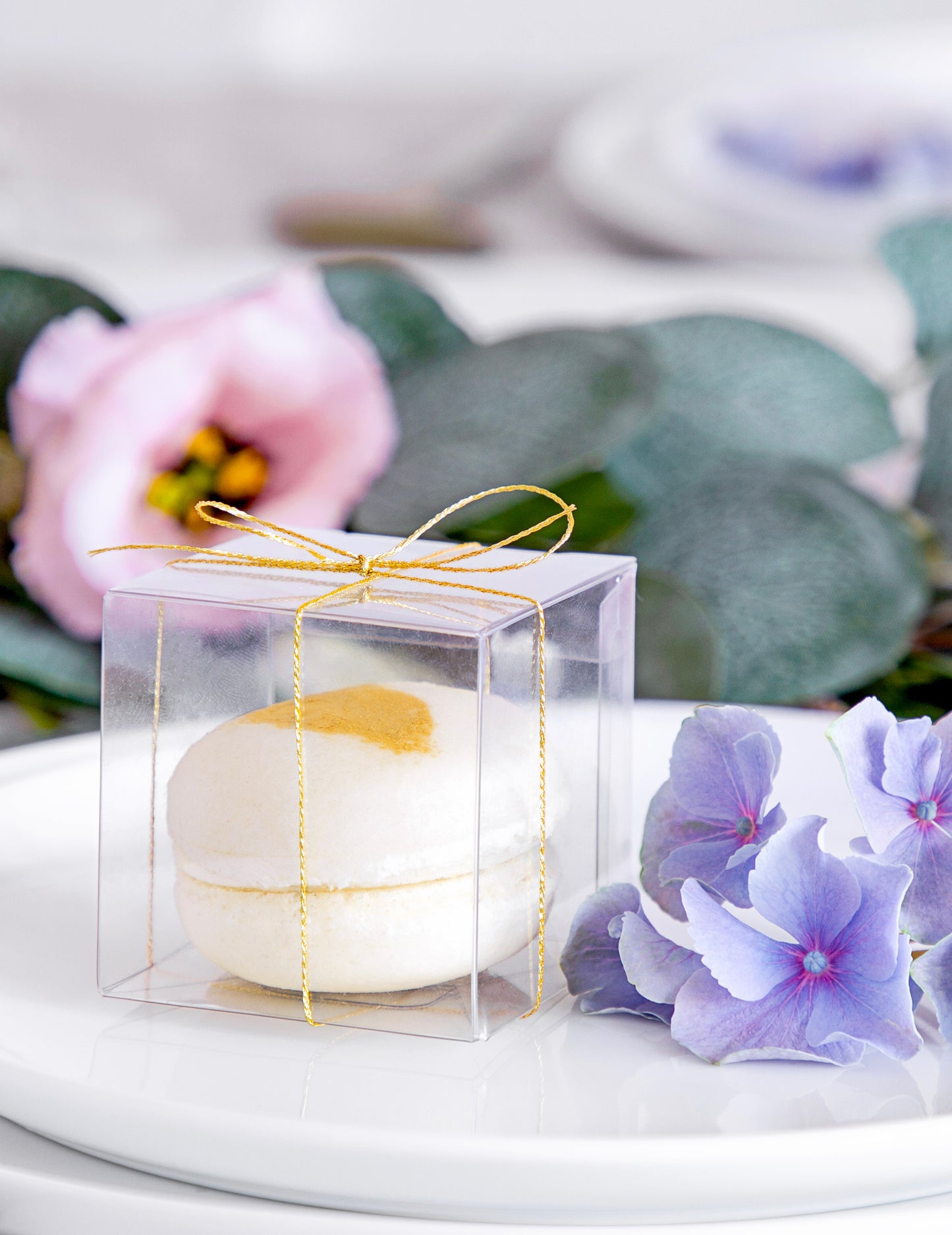 10 malých průhledných krabic 5 x 5 x 5 cm na dárky