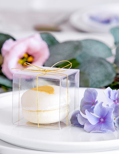 10 malých průhledných krabic 5 x 5 x 5 cm na dárky